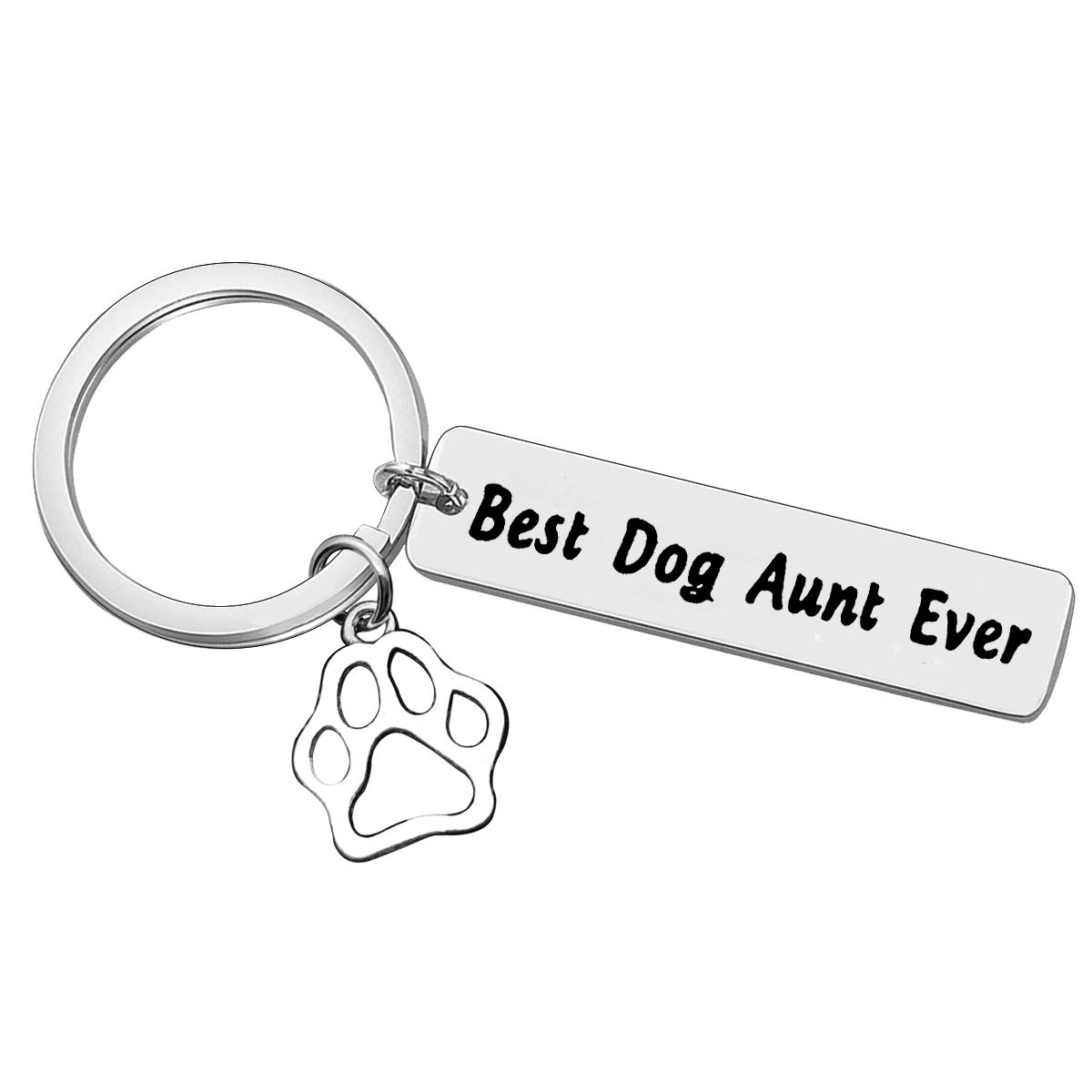 Christmas Keyring Funny Dog Lovers Gift Keyring for Dog Aunt Gift Keyring Best Dog Aunt Ever Keyring Dog Lover Gift Dog Owner Gift Keychain Dog Lovers Keychain Christmas Birthday Gift for Dog Aunt