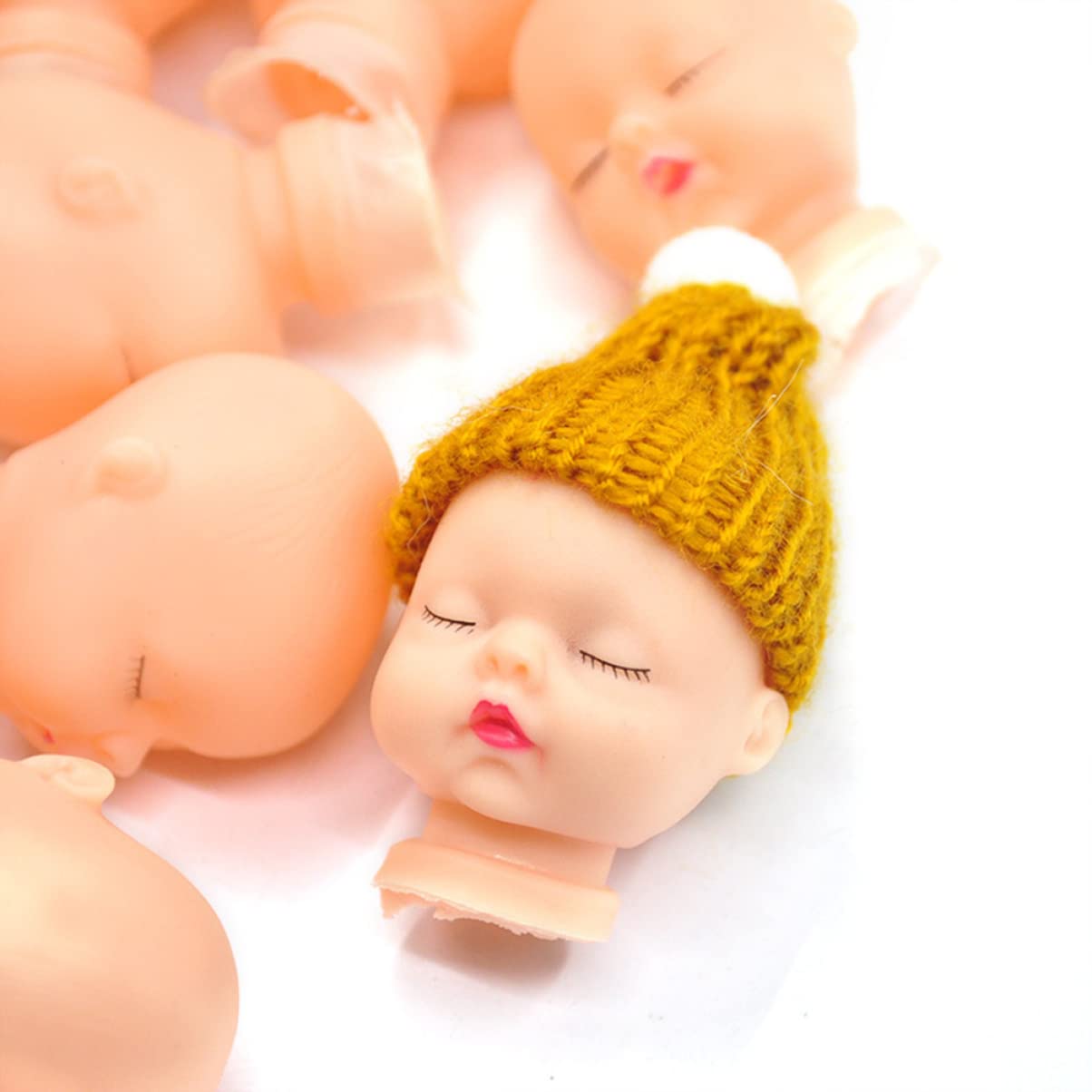 COHEALI 30 pcs for Hand Simulation Doll Head Accessory Style Part Baby Crafts Dolls Artist Chic Keychain Decor Body DIY Vivid Bag Mini Sculpt Accessories Mannequin Painting