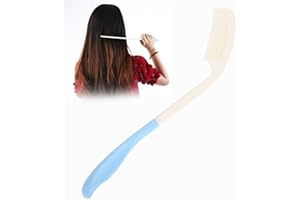 Soft Comb and Brush Set - Long Handle Hair Brush, Anti-slip Ergonomic Long Reach