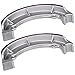 ECCPP Brake Shoes Fits for 1986-1988 Kawasaki Bayou 185 KLF185A, 1988-2002 Kawasaki Bayou 220 KLF220A, 2003-2010 Kawasaki Bayou 250 KLF250A, 705 * 706 Front and Rear Brake Shoes