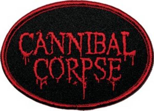 Patch - Cannibal Corpse - Red Logo Embroidered Iron on - Licensed NEW