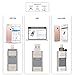 USB Lightening Flash Drive, AMZ Original 3 IN 1 Pen-Drive External Memory Expansion for iPhone iPad IOS Android and PC (16 GB)