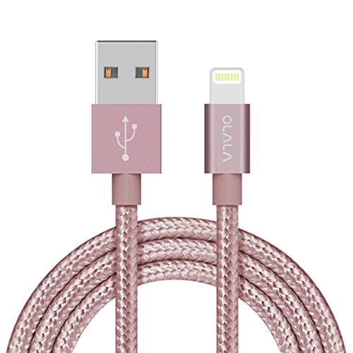 [apple mfi certified] olala 3.3 feet/1 meter nylon brai…