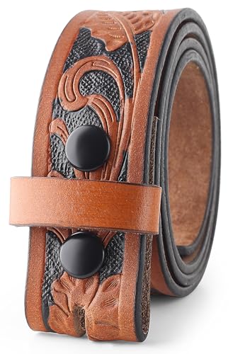 F&L CLASSIC Western Belt without buckle for men