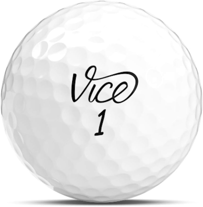 Vice Tour Golf Balls, White (One Dozen) : Sports & Outdoors