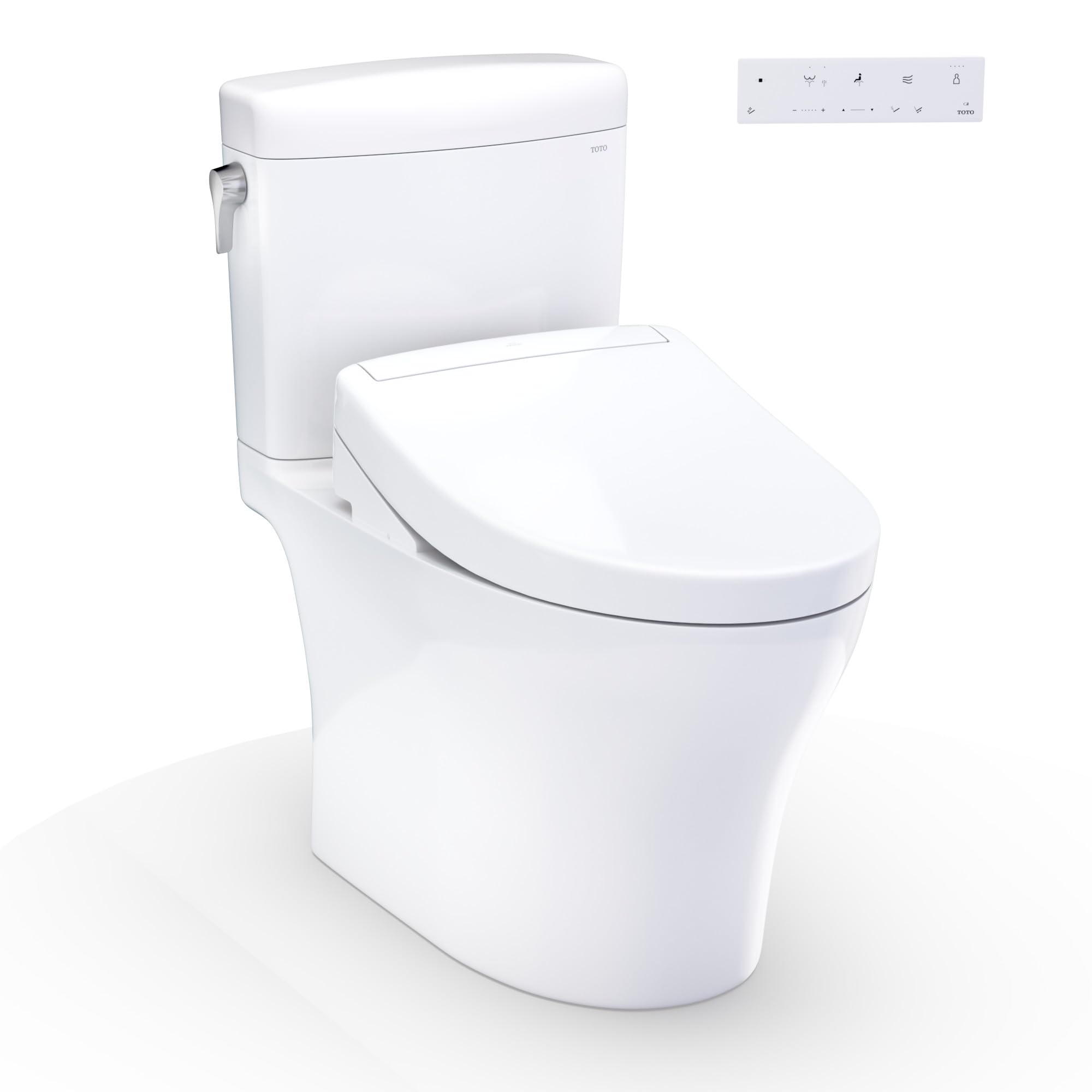 Photo 1 of ***toilet seat only, partial ser
TOTO® WASHLET®+ Aquia IV® Cube Two-Piece Elongated Dual Flush 1.28 and 0.9 GPF Toilet with S5 Bidet Seat, Cotton White - MW4363446CEMFGN#01