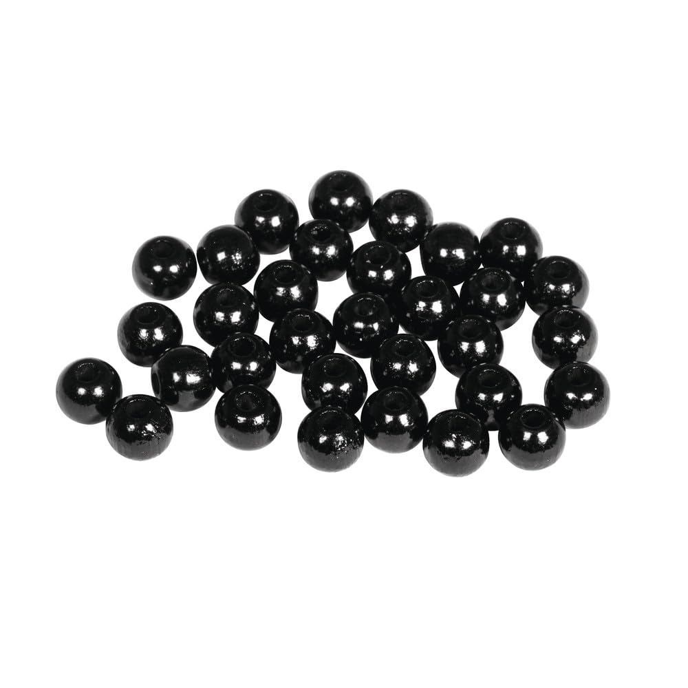 Rayher 1250110 Wooden Beads FSC 100% Polished 6 mm Diameter Pack of 115