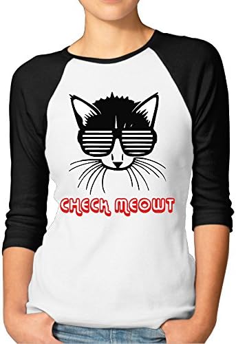 Check Meowt Funny Cat Baseball Tees