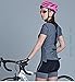 SANTIC Women's Cycling Shorts 4D Elastic Padded Bicycle Capris Bike Pants Breathable Tights