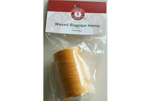 Bagpipe Yellow Waxed Hemp Bagpipes by Pipers Choice Pipes 2oz 50g