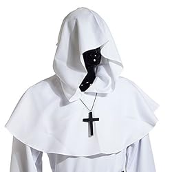 Friar Medieval Hooded Monk Renaissance Priest Robe