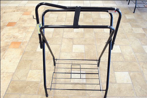 Procraft Folding Saddle Stand Black