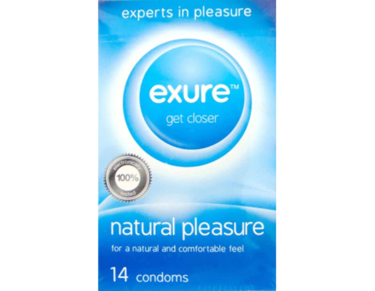 exure Natural Pleasure Condoms, 100 Gram (Pack of 14)