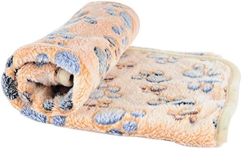 wowowo(TM) Super Soft Warm Pet Fleece Blanket, Cute Bed Mat Pad Cover Cushion For Dog Cat Puppy, Gray, S