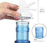 Flexzion Water Dispenser Stand 2-5 Gallon Jug Holder Metal Cradle Valve Plug view 3