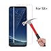 Galaxy S8 Plus Screen Protector (Full Screen Coverage), VPR 9H Hardness 2.5D Tempered Glass Ultra-Clarity Highly Responsive Bubble-Free Scratch-Proof for Galaxy S8 Plus/ S8+ (Clear)