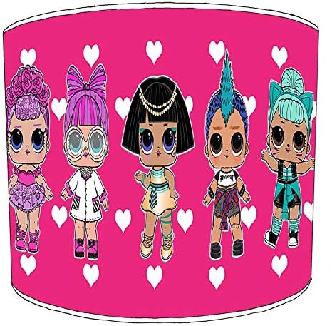 LOL Dolls Lampshade For A Ceiling Light In 3 Sizes - Free Personalisation