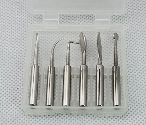 6 Wax Tip Pot for Dental Lab Electronic Waxer Pen Pencil Wax Carving Knife