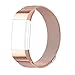 POY For Fitbit Charge 2 Bands, Milanese Loop Stainless Steel Bracelet Smart Watch Strap with Unique Magnet Lock for Fitbit Charge 2 Replacement Wristbands Large Small
