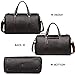 Men Leather Small Duffels Weekender Overnight Gym Business Bags For Men Travel