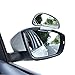 YASOKO 360 degree adjustable Wide Angle Side Rear Mirrors blind spot Snap way rear view mirror universal (Right, Silver)
