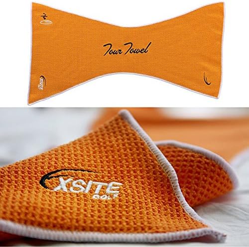 EXSITE Golf Pineapple Waffle Caddy Towel Large 41" x 7" x 21"