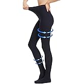 Extra Wide 4XL Medical Compression Pantyhose for Women & Men, Closed Toe 20-30 mmHg Graduated Compression Stockings Waist High Support Leggings, Support Hose for Edema, Post Surgery,During Pregnancy