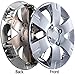 15 inch Hubcaps Best for 2008-2012 Nissan Sentra - (Set of 4) Wheel Covers 15in Hub Caps Chrome Rim Cover - Car Accessories for 15 inch Wheels - Snap On Hubcap, Auto Tire Replacement Exterior Cap