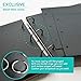 Small Black Scrapbook Album 80 Pages - Family Adventure Book w/Scrapbooking Supplies | Includes Silver Ink Pen, 6 Binder Rings, Corner Stickers | Photo Album Book for Wedding, Anniversary & Memories