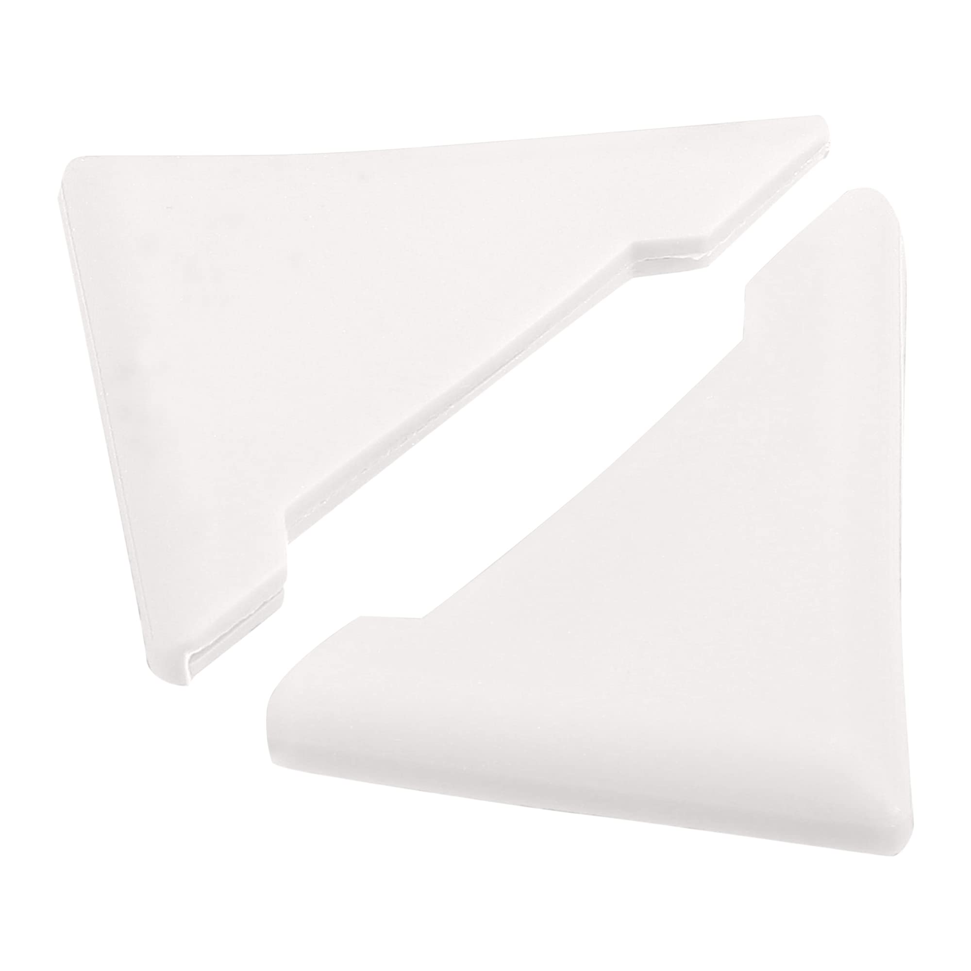 Photo 1 of X AUTOHAUX 2pcs PVC Universal Car Door Corner Edge Guards Bumper Protector Cover White