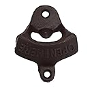 DZT1968 1/6/10/25Pcs Rustic Cast Iron Open Here Wall Mounted Beer Bottle Opener Soda (1PC)