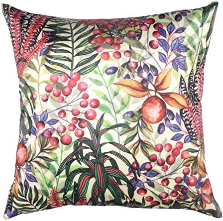 The Berry Jungle Print Cushion Cover - 16" x 16"