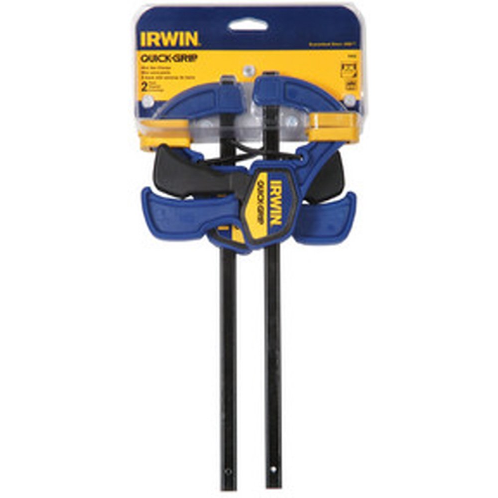 IRWINQUICK-GRIPOne-Handed Mini Bar Clamp 2 Pack, 6", 1964743