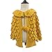 Girls' Crochet Cardigan Orange Sweater Cape Jackets