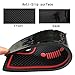 Auovo Anti-dust Interior Cup Mats Door Gate Slot Storage Mats for Renegade 2016 2017 (16pcs, Red)