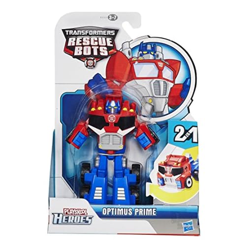 Playskool Heroes Transformers Rescue Bots Optimus Prime Figure - Image 4