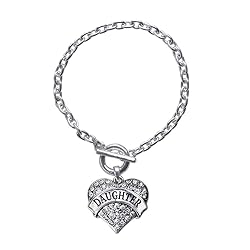 Inspired Silver - Daughter Silver Toggle Bracelets