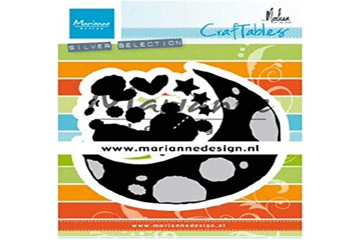 Marianne Design Craftables Dreamy Bear Embossing Cutting Dies for Paper Craft Projects