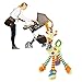 Plush Giraffe Animal, YKS Baby Plush Toy Developmental Interactive Toy Infant Baby Development Soft Giraffe Animal Handbells Rattles Handle Toys For Crib, High Chair And Interactive Playing