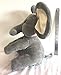 OMGOD Plush Toy peek-a-Boo Elephant, Hide-and-Seek Game Baby Animated Plush Elephant Doll Present - Gray