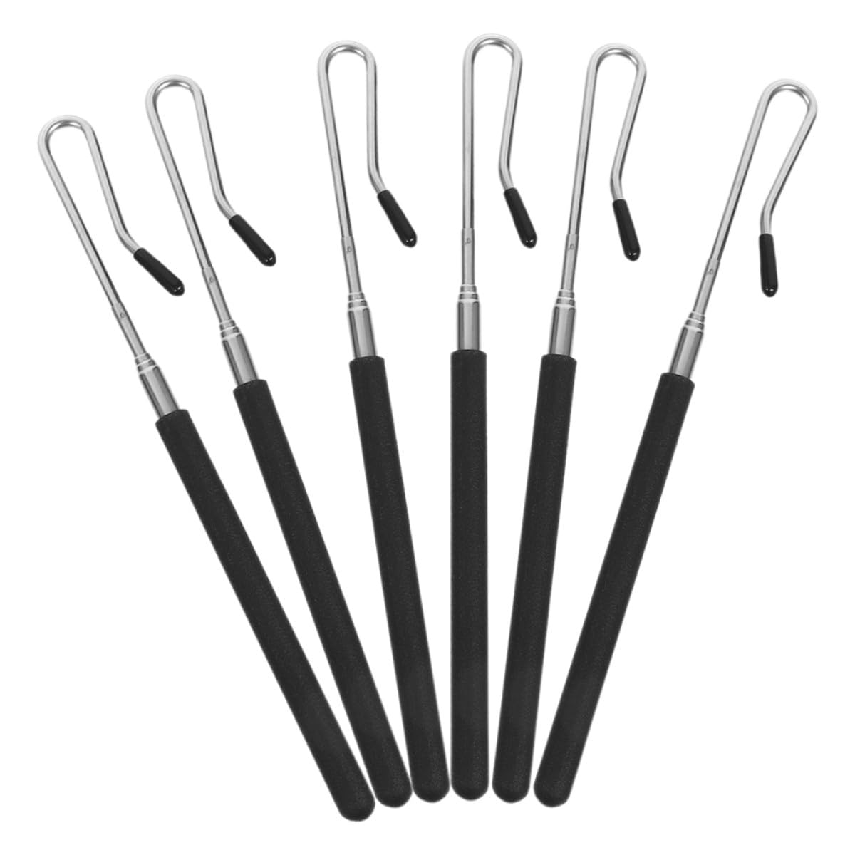 LOPUNER 6Pcs Puppet Hand Control Rods Extendable 20-55Cm Puppet Arm Manipulation Sticks for Theater Performance Accessories Set