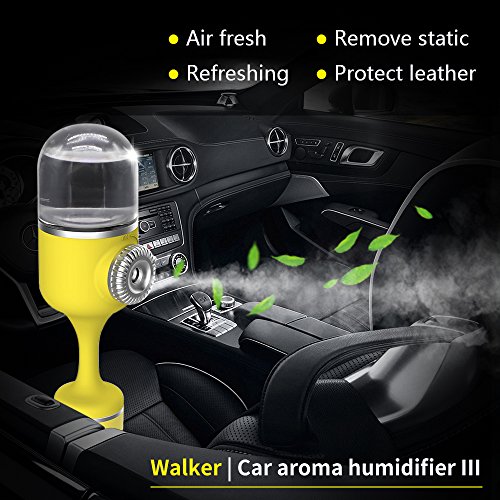 M3M Car Aromatherapy Humidifier Air Aromatherapy Machine 70ML Water Tank Air Purifier Dual USB Charging Interface For Car Home 60240Mm,Blue - Thumbnail 3