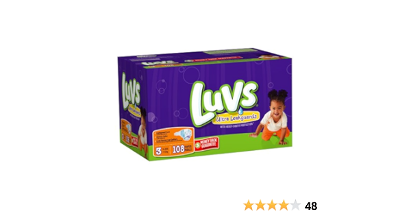 luvs 108 ct size 2