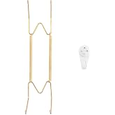 Bilillo Plate Hangers for The Wall, Fits 10-14 inch Decorative Plate | Stainless Steel Invisible Heavy Duty Wire Plate Holder with Wall Hooks, Plate Hangers for Displaying Plates