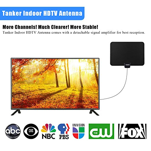 Tanker-50-Mile-Range-Amplified-TV-Antenna-with-Detachable-Amplifier-Signal-Booster-for-High-Performance-and-10ft-Coaxial-CableBlack