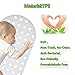AIR TREE Bathtub Mats Non Slip Big Holes Extra Soft Machine Washable Suction Cups Bathtub Mat Oval White Long Shower Mat Oval 29 x 15 Inch …