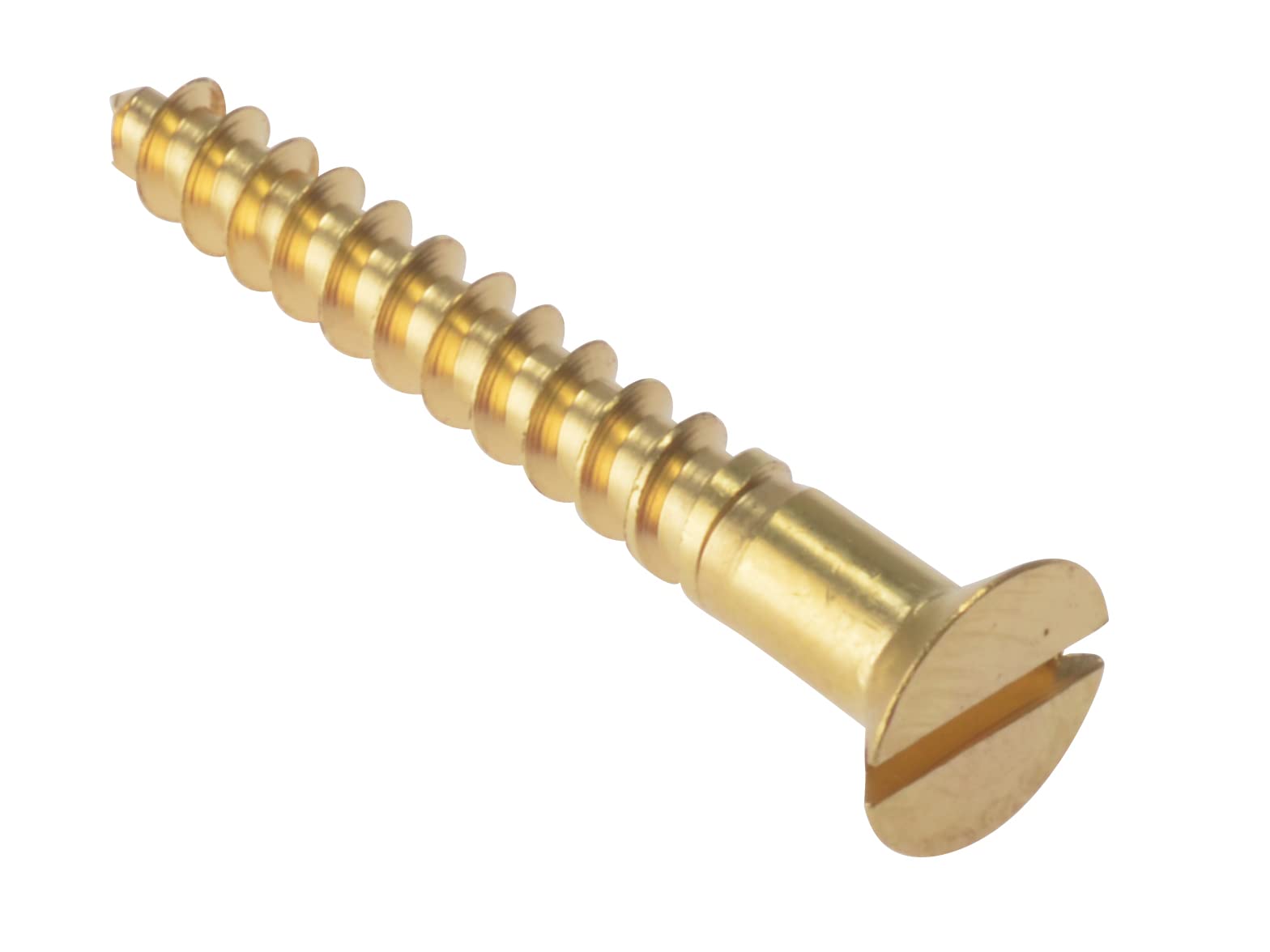ForgeFix Wood Screws - Solid Brass | 1 1/2" x 6 | Countersunk | Box 200 โ image 1
