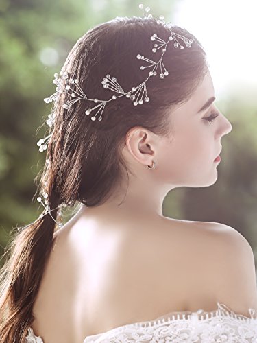 Yean Bridal Wedding Hair Accessories Rhinestone Updo Headband
