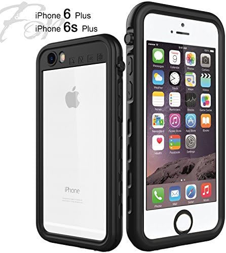 Waterproof Case iPhone 6 Plus 6S Plus, Underwater Full Body Protection Case Shock Snow Dust Proof With Touch ID For iPhone 6/6s Plus 5.5 inch Only