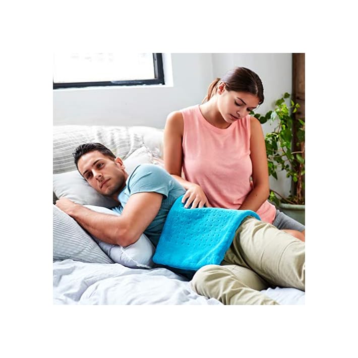 MIGHTY BLISS™ Large Electric Heating Pad for Back Pain and Cramps